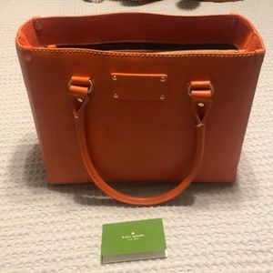 Kate spade orange purse tote